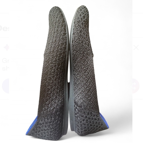 Rothy's The Loafer - Black and Blue Women's Flats size 5.5 - Picture 3 of 6